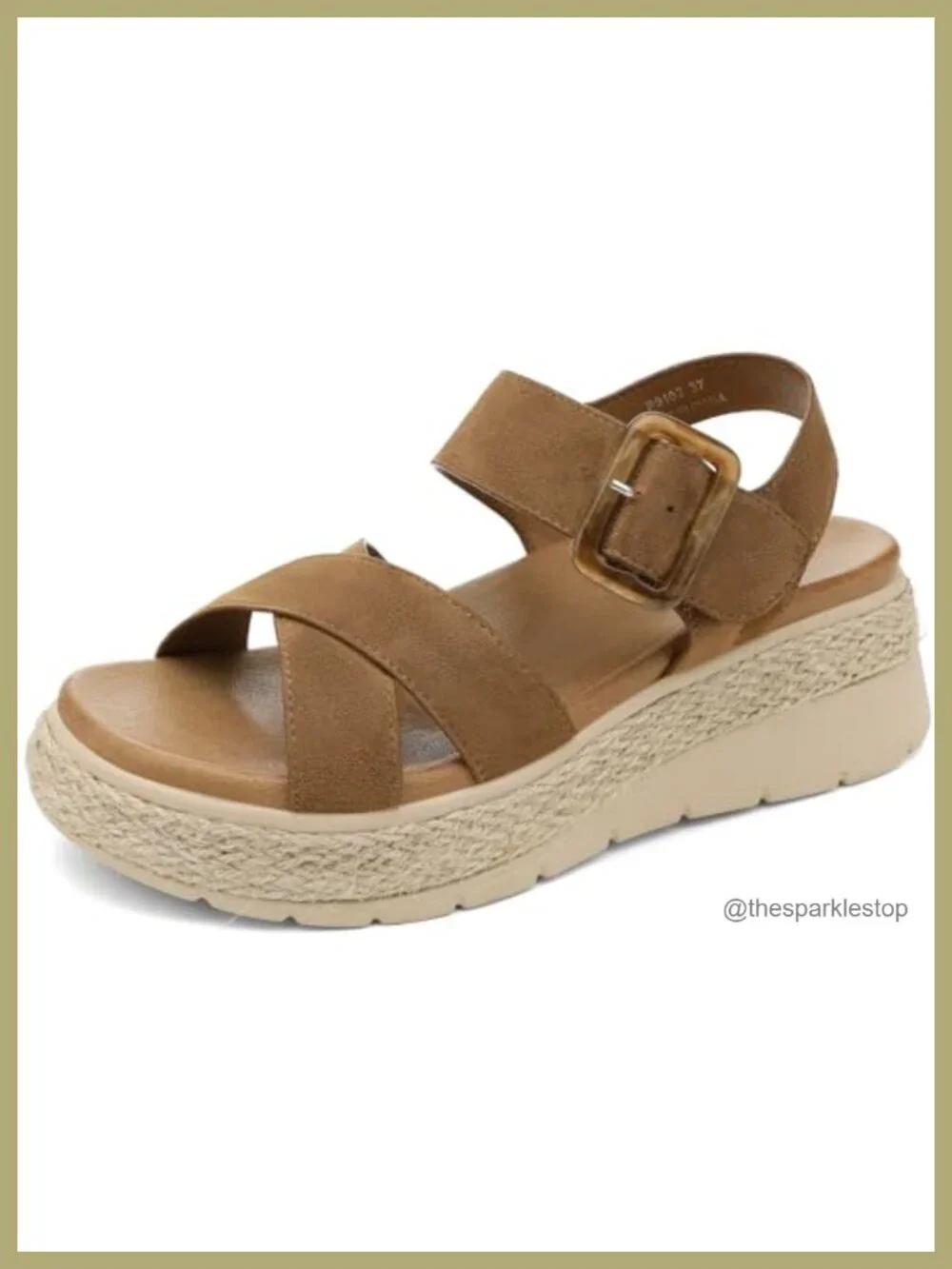 Womens Platform Sandals Low Wedge Espadrille Orthopedic Arch Support Hook Loop